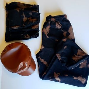 Pretty Little Things Crop Tie dye Sweat Suit